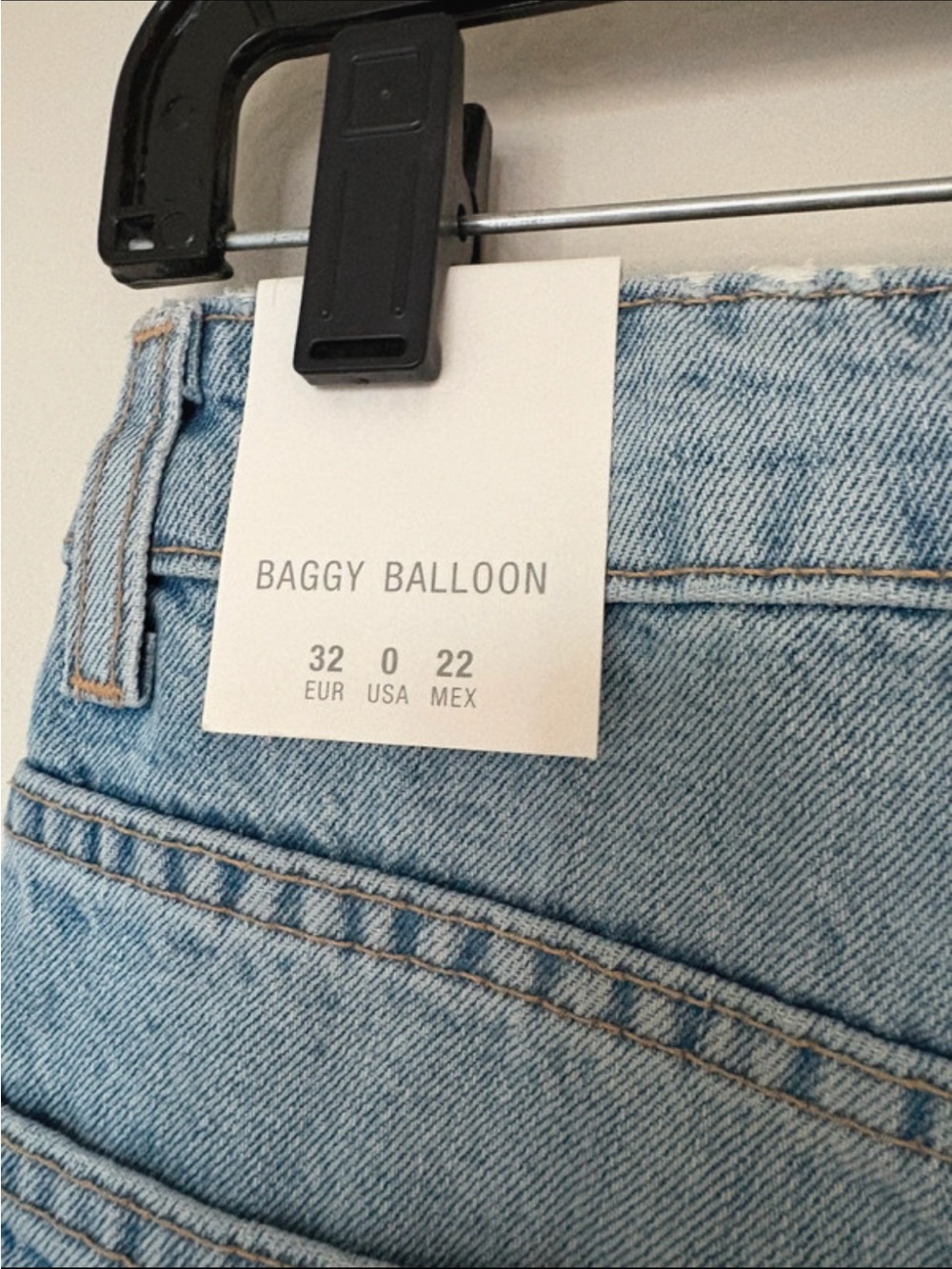 Zara Baggy Balloon Denim Jeans